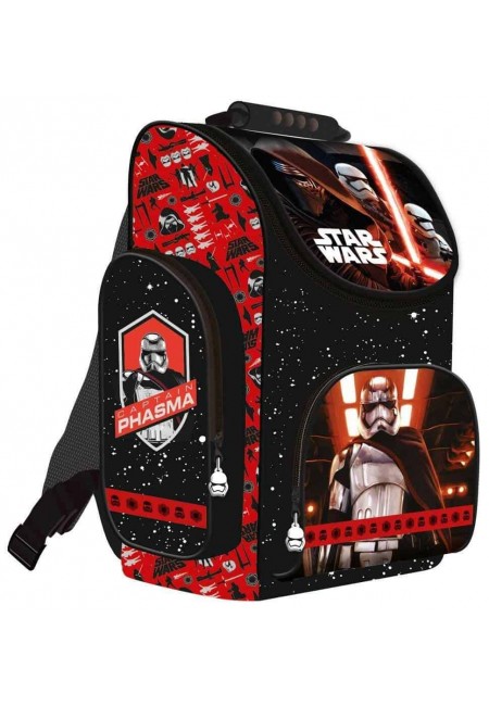 Ортопедична ученическа раница STAR WARS RED
